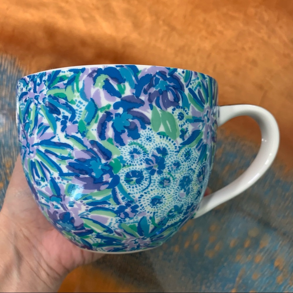 Lilly Pulitzer Print Ceramic Tea Coffee floral